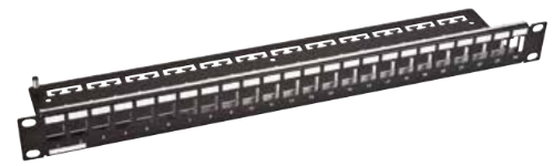 Copper Patch Panel 24 Port Classic 1U Bl